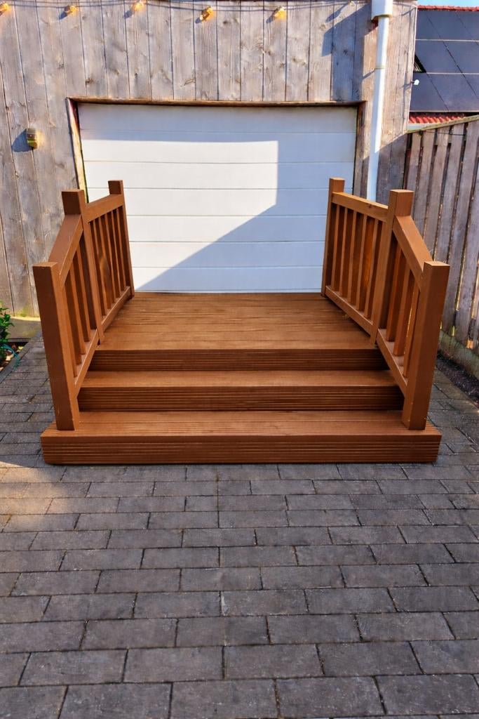 Prachtige opstap voor Chalet, Caravan, Stacaravan, Tinyhouse, Ophalen of Verzenden