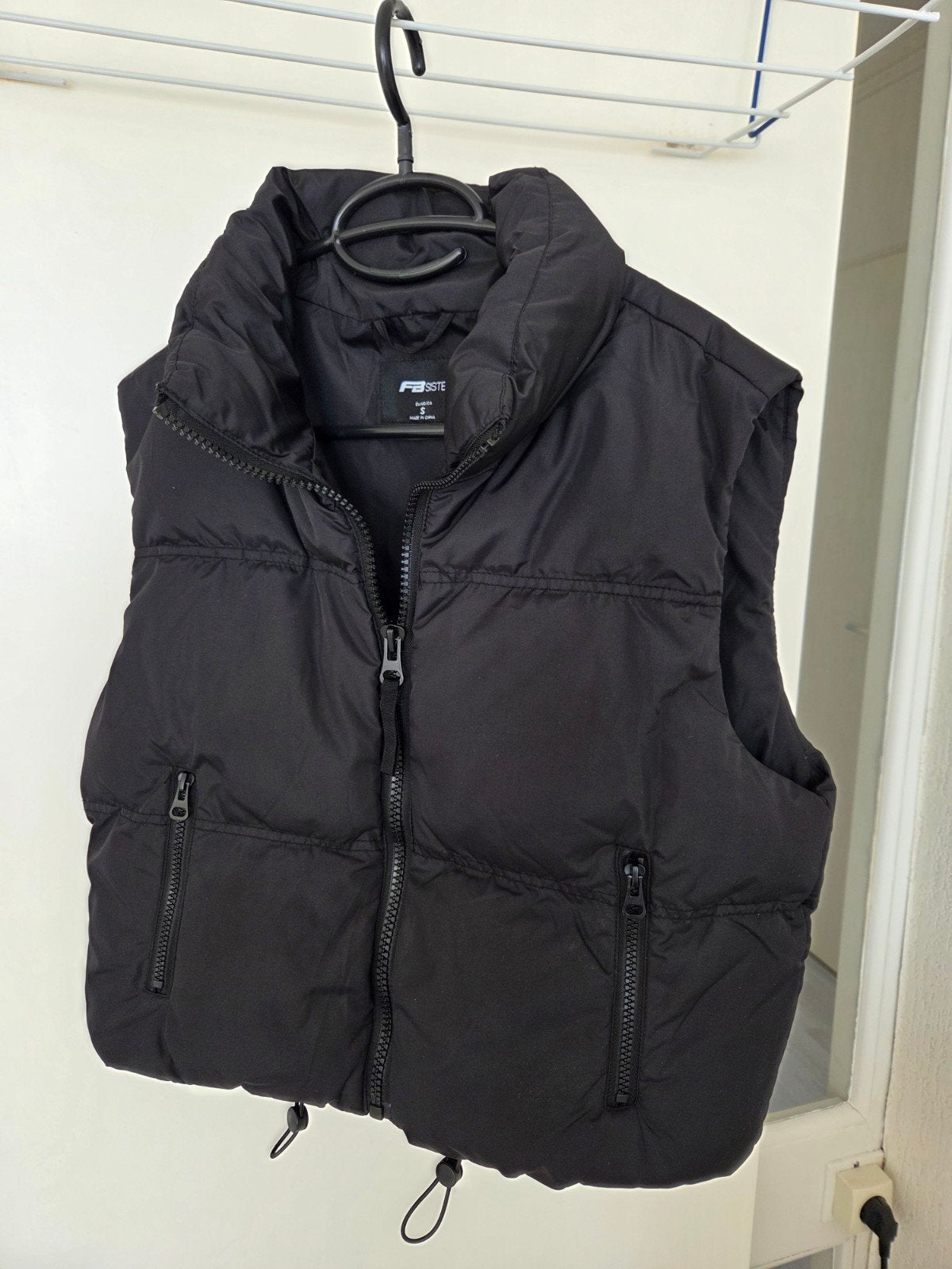 Zwarte bodywarmer - maat S, Kleding | Dames, Ophalen, Zwart, Zo goed als nieuw, Maat 36 (S)