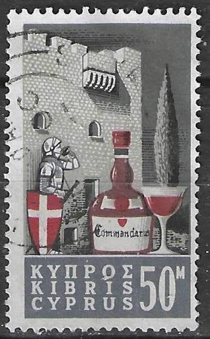 Cyprus 1964 - Yvert 237 - Kerk van Peristerona (ST), Postzegels en Munten, Verzenden, Overige landen, Gestempeld