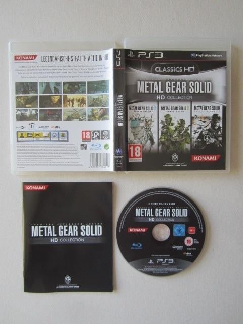 Metal Gear Solid HD collection PS3, Spelcomputers en Games, Games | Sony PlayStation 3, Avontuur en Actie, Vanaf 18 jaar, 1 speler