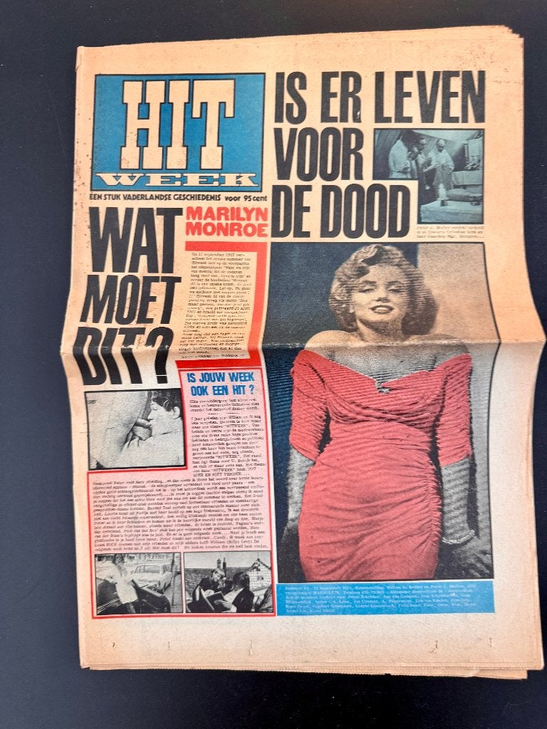 Hitkrant Monroe, nummer 9-10 uit 1972, Boeken, Ophalen of Verzenden, Gelezen, Muziek, Film of Tv