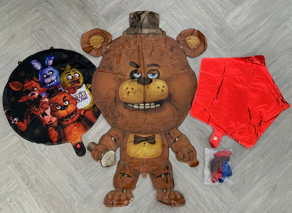 FNAF Ballonnen, NIEUW! VERJAARDAG, THEMAFEEST!, Verzenden, Nieuw, Versiering, Verjaardag