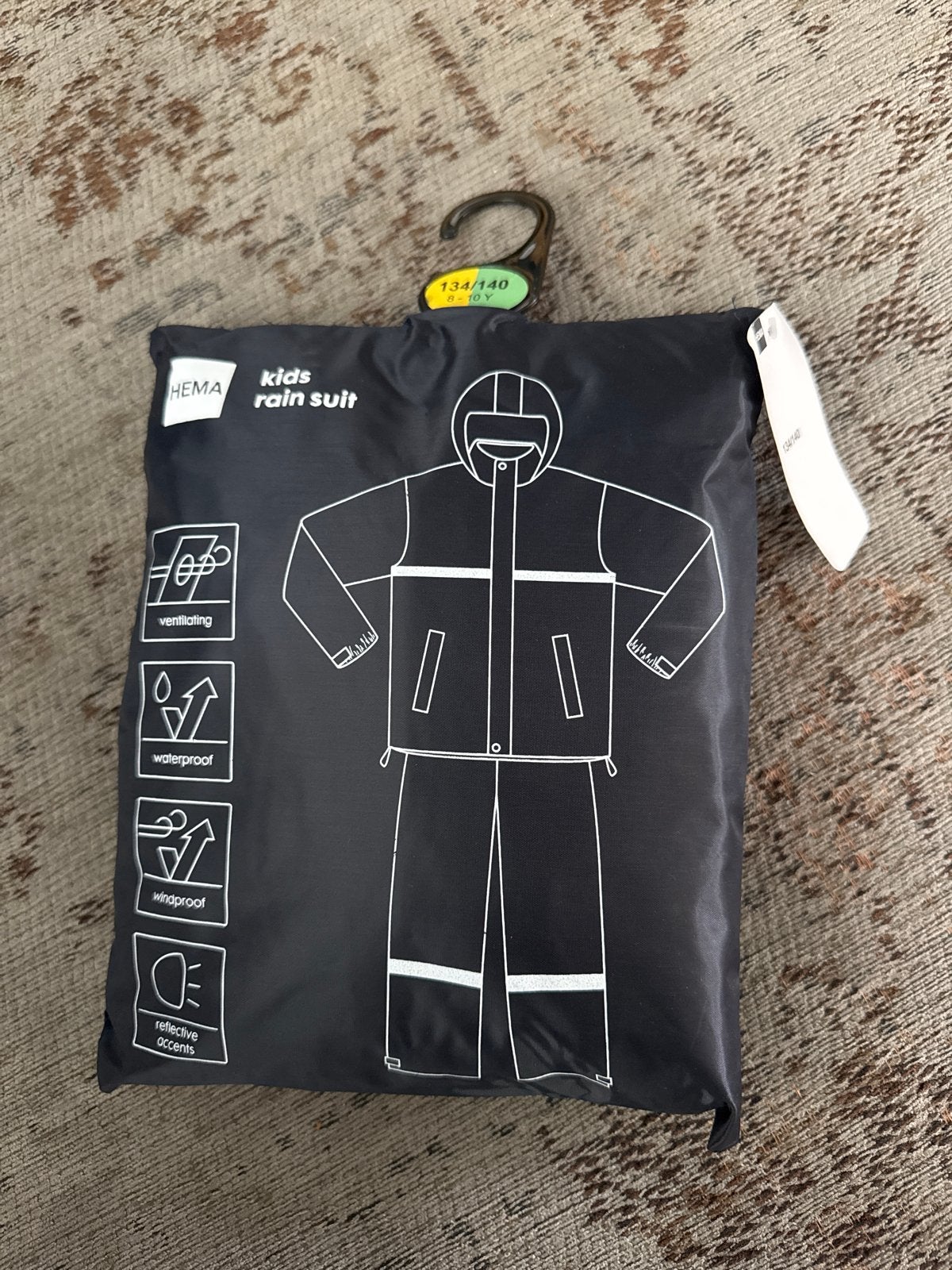 Nieuw HEMA Regenpak Kinderen Maat 134/140, Ophalen of Verzenden, Nieuw, Regenpak, Kinderen