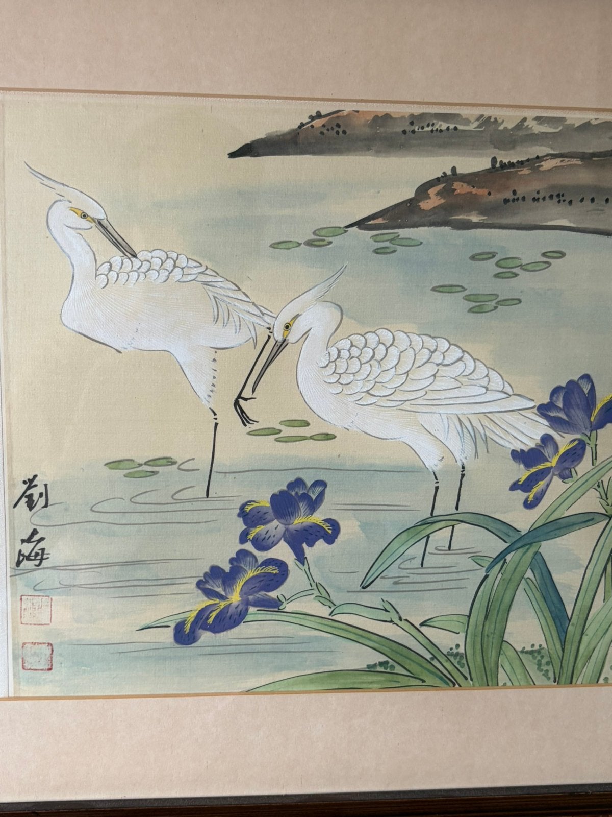 Mooi chinezen schilderij, Ophalen of Verzenden