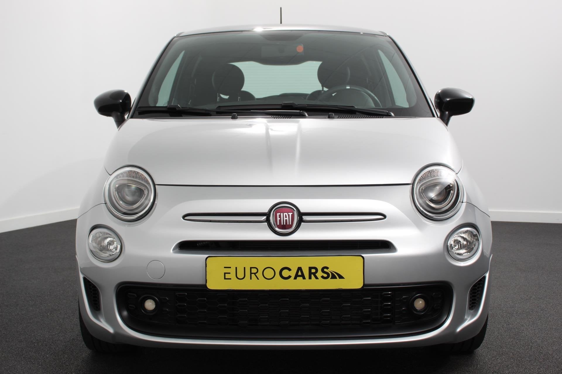 Fiat 500 1.0 69pk Hybrid Connect Navigatie Apple Carplay/And, Auto's, Voorwielaandrijving, Stof, Gebruikt, Euro 6