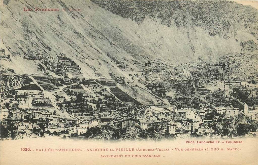 381-155-025 Vallee D'Andorre, Verzamelen, Ansichtkaarten | Buitenland, Overig Europa, Voor 1920, Verzenden