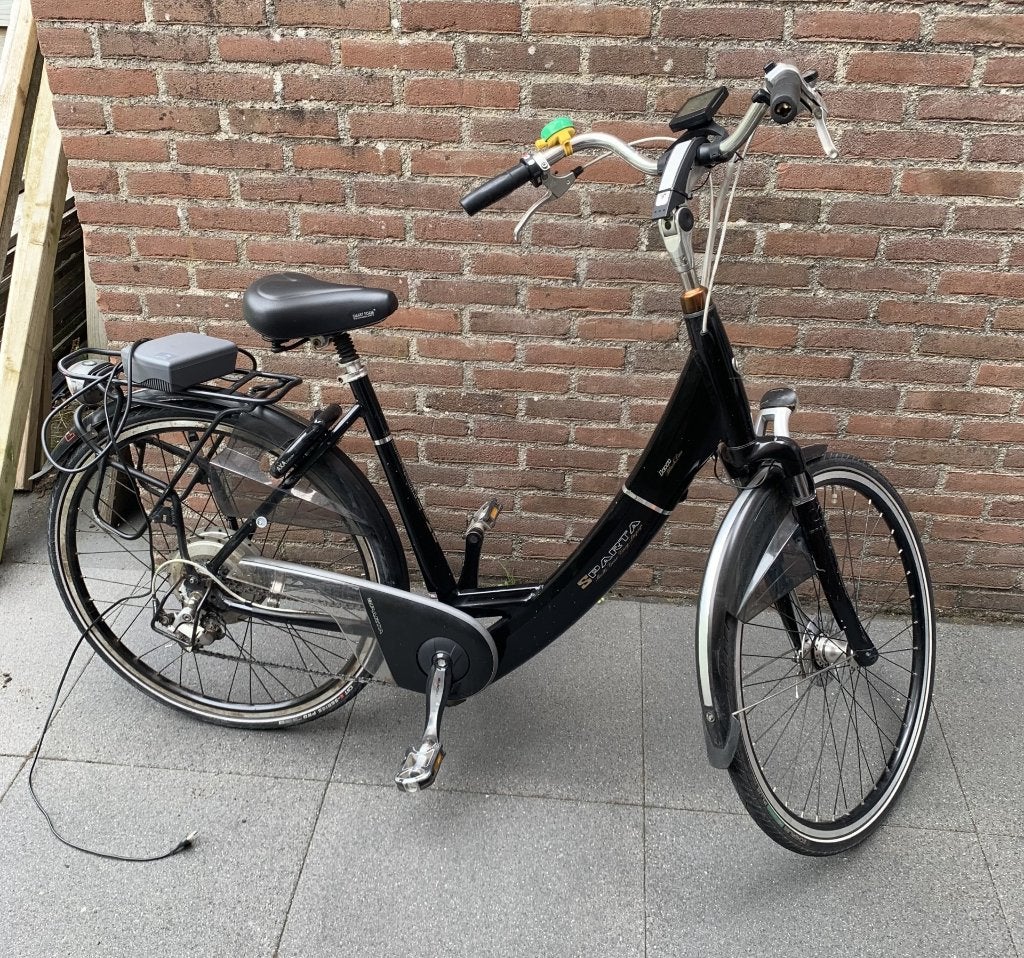 Sparta ION Blackline Elect. damesfiets In prima staat, Fietsen en Brommers, Ophalen, Sparta, Gebruikt, 51 tot 55 cm