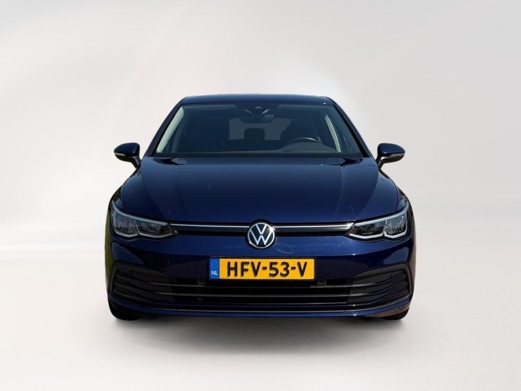 Volkswagen Golf 1.0 TSI 90pk 2021 Blauw, Voorwielaandrijving, 1160 kg, Stof, Euro 6