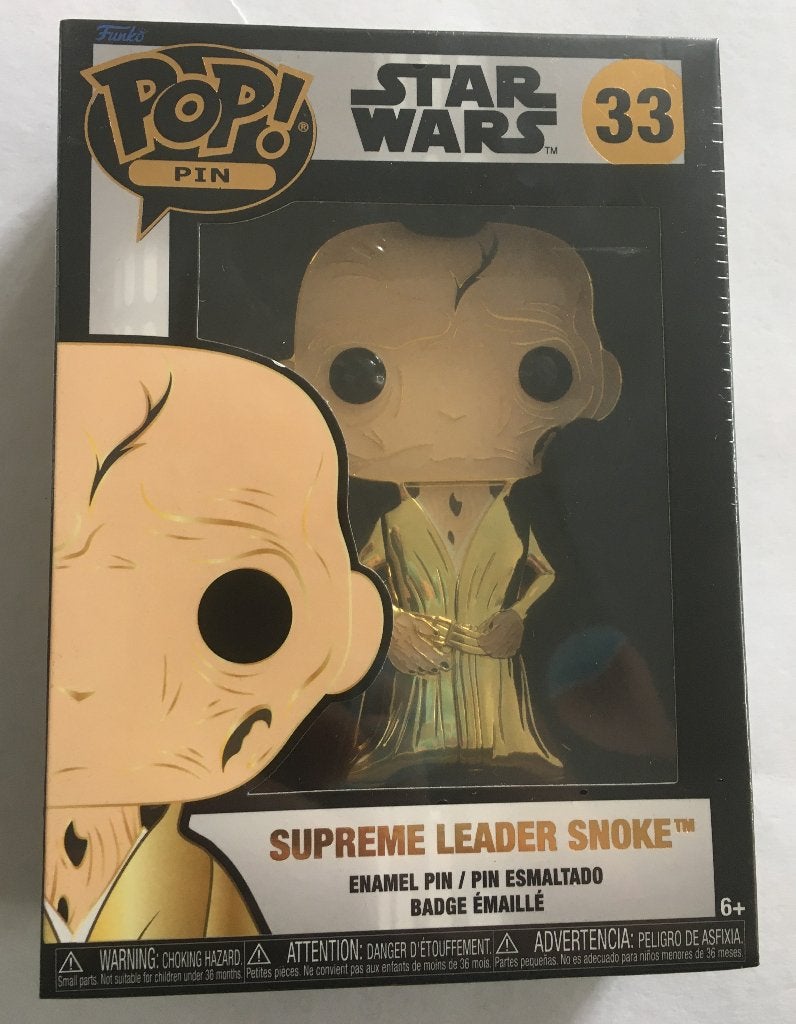 Star Wars Pop Pin 33 Supreme Leader Snoke, Verzamelen, Star Wars, Ophalen of Verzenden, Nieuw, Actiefiguurtje