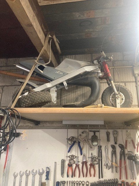 rijwielgedeelte minibike puch, Fietsen en Brommers, Minibikes, Midibikes en Pitbikes, Ophalen, Gebruikt, Puch, Overige typen