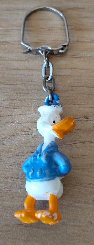 VINTAGE SLEUTELHANGER DONALD DUCK, Verzenden, Zo goed als nieuw, Knuffel of Figuurtje