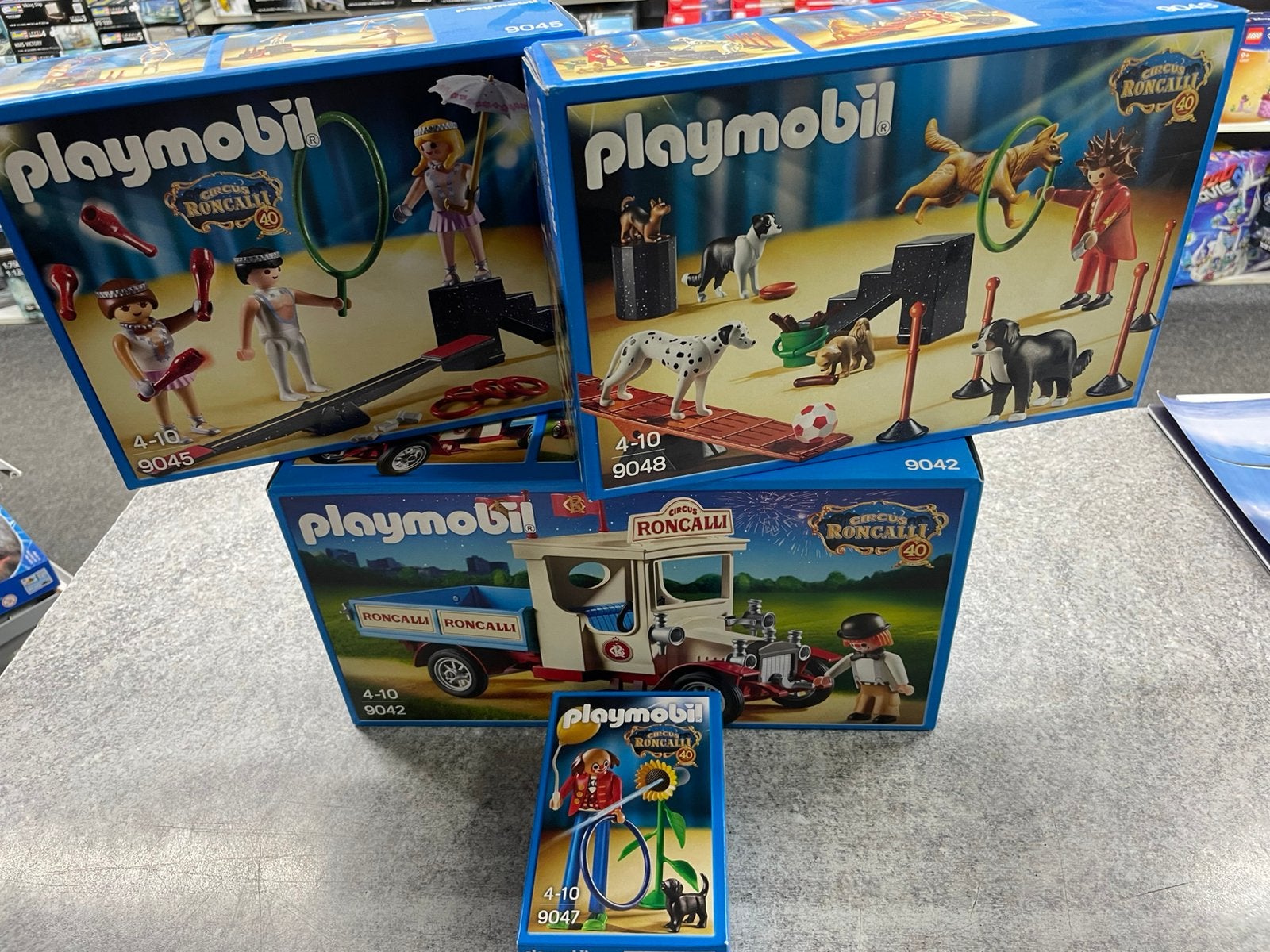 PlayMobil Roncalli 9042 9048 9045 9047 Circus NIEUW !!!, Verzenden, Nieuw, Complete set