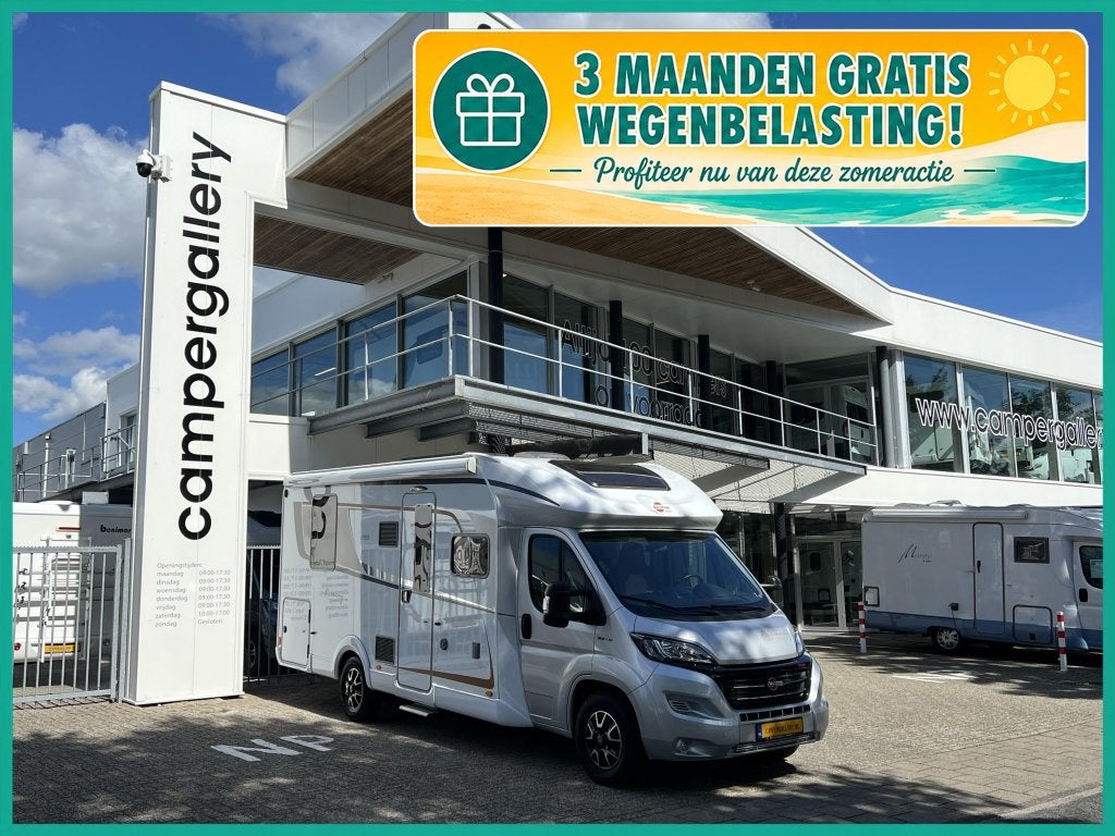 Bürstner Harmony T 736 QUEENSBED+HEFBED 9T-AUTOMAAT, Caravans en Kamperen, Automaat, Fiat, 7 tot 8 meter, Bedrijf