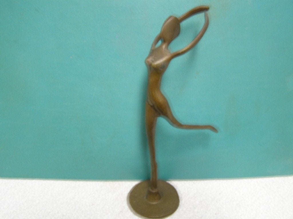Bronzen beeldje dame, Ophalen of Verzenden