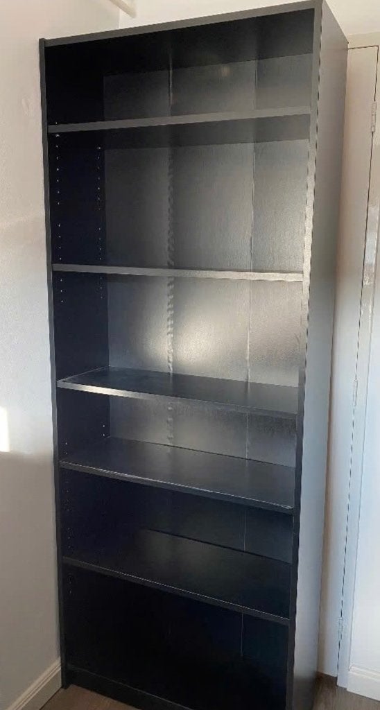 Boekenkast Billy Ikea zwart, Ophalen, 50 tot 100 cm, Zo goed als nieuw, 150 tot 200 cm