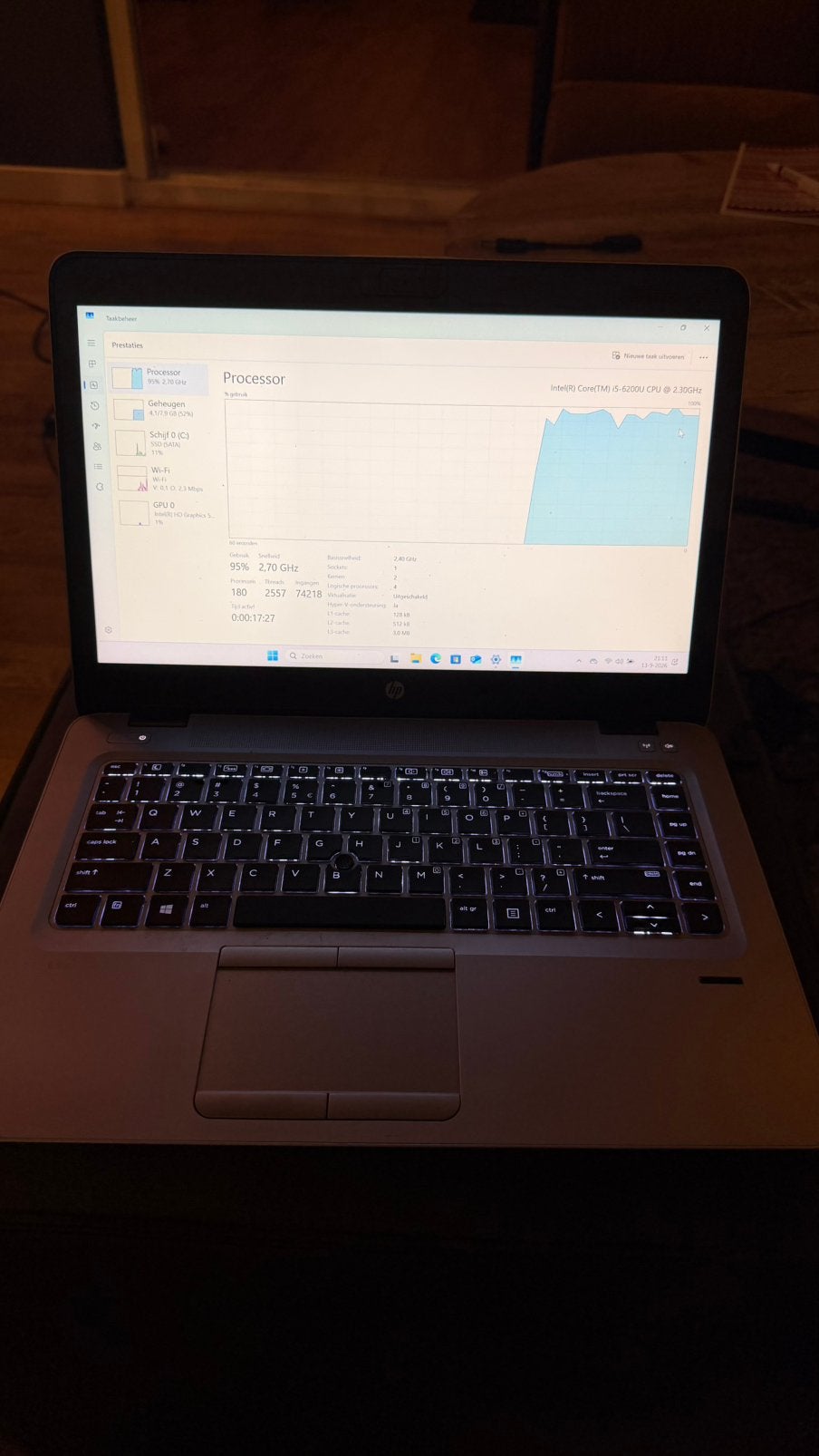 HP EliteBook 840 G3, Computers en Software, Gebruikt, 2 tot 3 Ghz, 8 GB, 14 inch