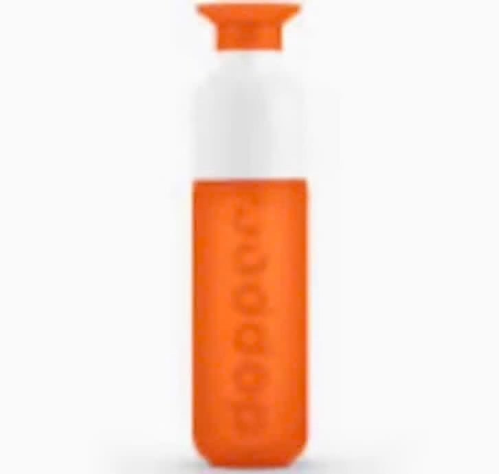 Dopper waterfles - Oranje, Ophalen of Verzenden, Zo goed als nieuw