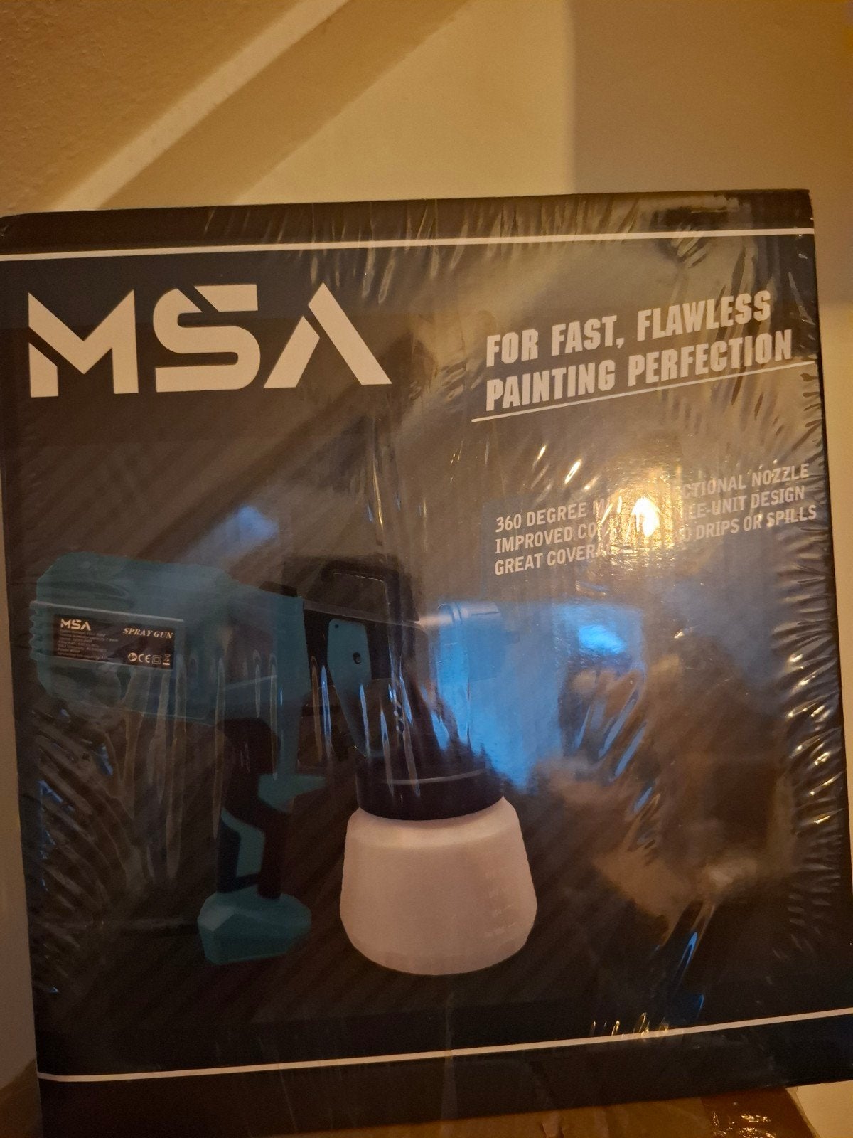 MSA Elektrische Verfspuit - Nieuw in Doos, Doe-het-zelf en Verbouw, Ophalen of Verzenden, Nieuw, Verfspuit of Verfpomp