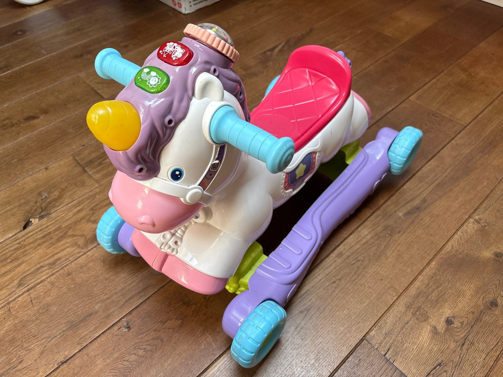 VTech 2-in-1 Hobbel- of Loop-unicorn met geluid en licht, Ophalen, Gebruikt, Overige typen, Met licht