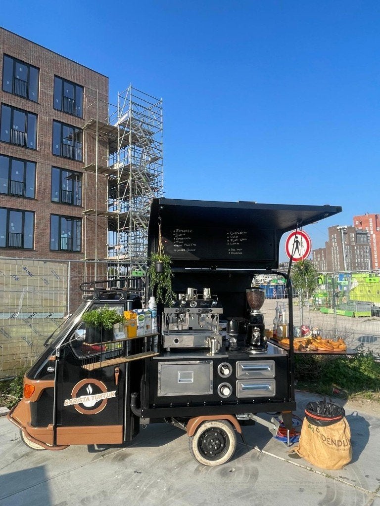 Nostalgische Barista TukTuk – Italiaanse koffie op locatie!, Ophalen of Verzenden, Nieuw, Overige