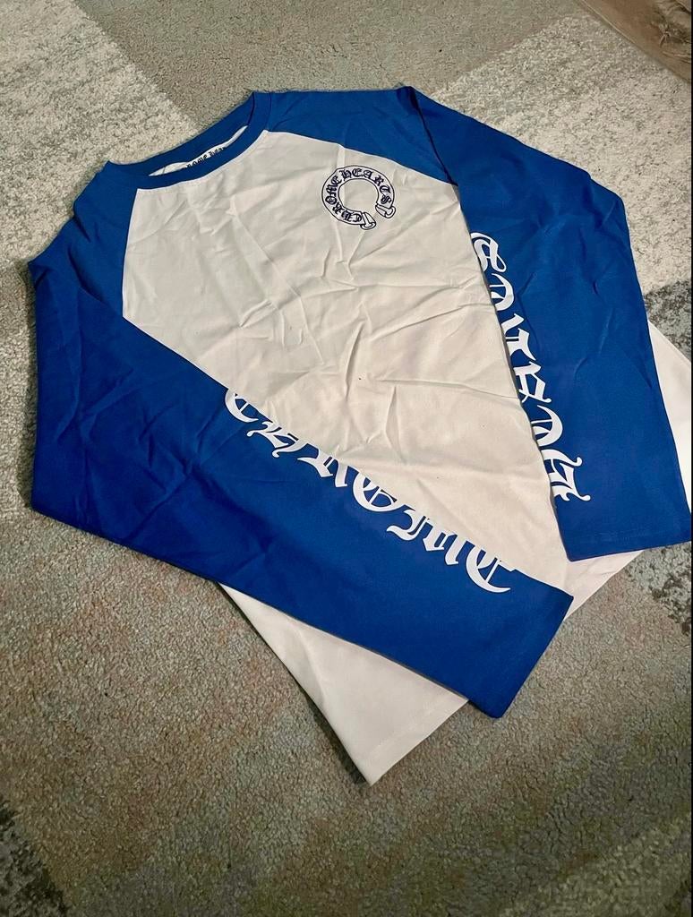 Blauwe Chrome Hearts longsleeve, Kleding | Heren, Verzenden, Nieuw, Maat 46 (S) of kleiner, Blauw