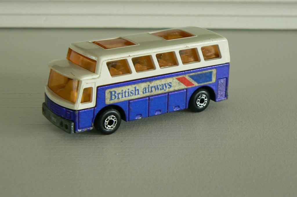 Britisch airways airport coach Matchbox Superfast No.65 1977, Ophalen of Verzenden, Zo goed als nieuw, Bus of Vrachtwagen