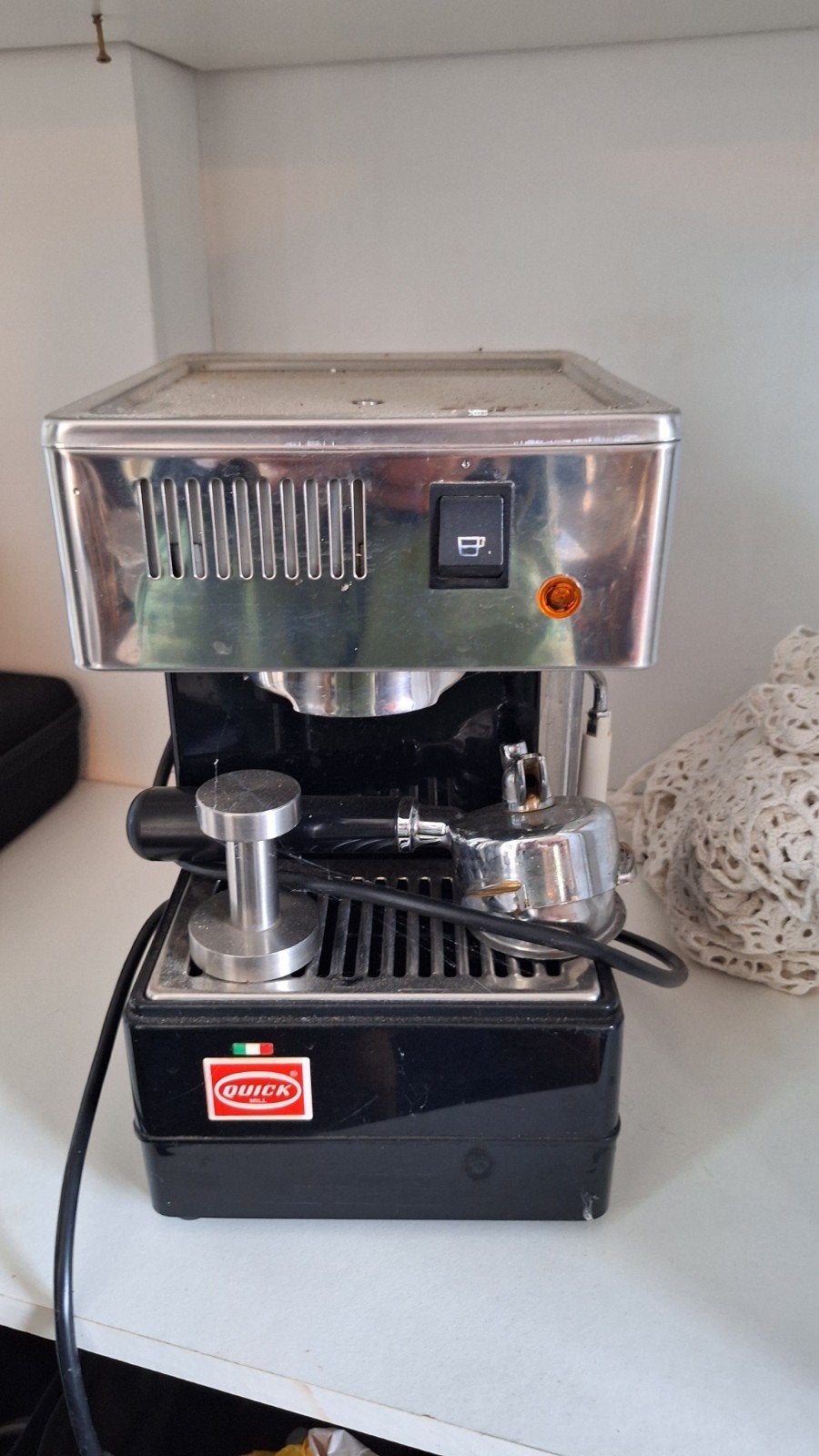 Quick mill espresso apparaat, Ophalen