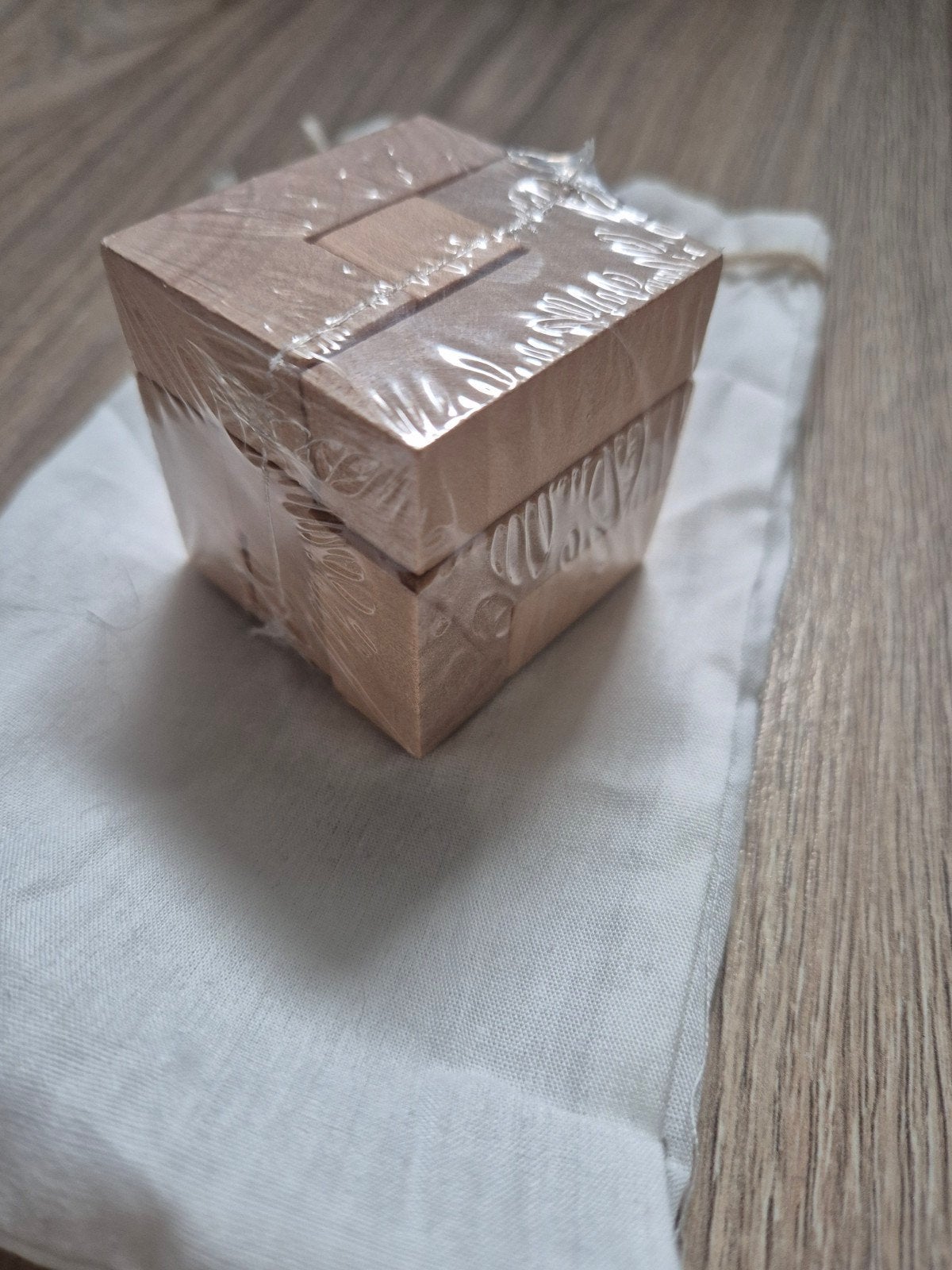 Houten mini puzzel kubus 5x5x5 cm, Ophalen of Verzenden, Minder dan 500 stukjes, Nieuw, Rubik's of 3D-puzzel