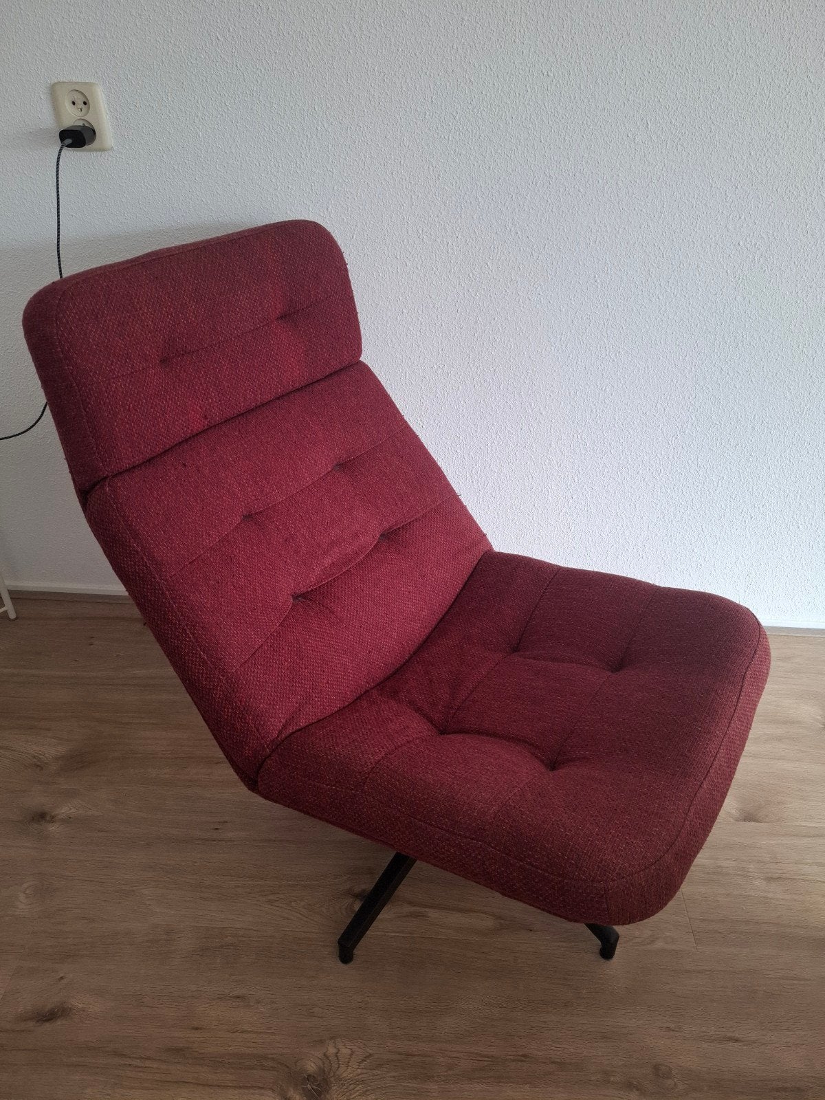 ikea Havberg draaibare fauteuil rood bruin, Ophalen, Gebruikt, Rood, Eén
