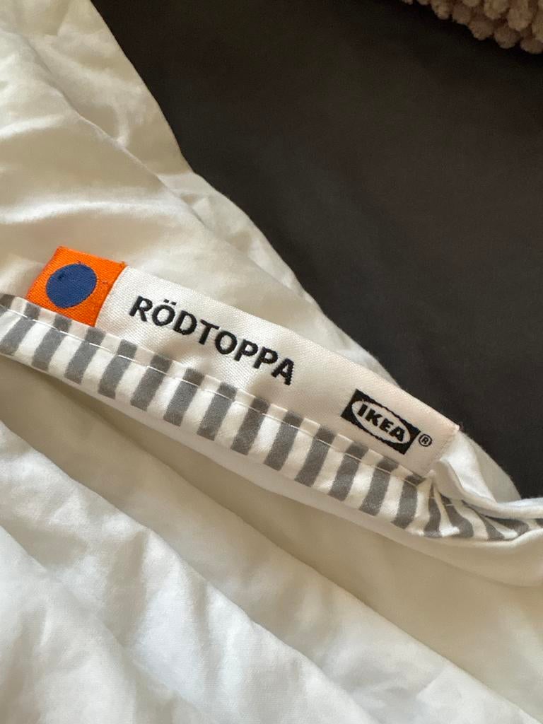 IKEA RÖDTOPPA Dekbed - Zo goed als nieuw, Huis en Inrichting, Slaapkamer | Beddengoed, Eenpersoons, Wit, Ophalen of Verzenden