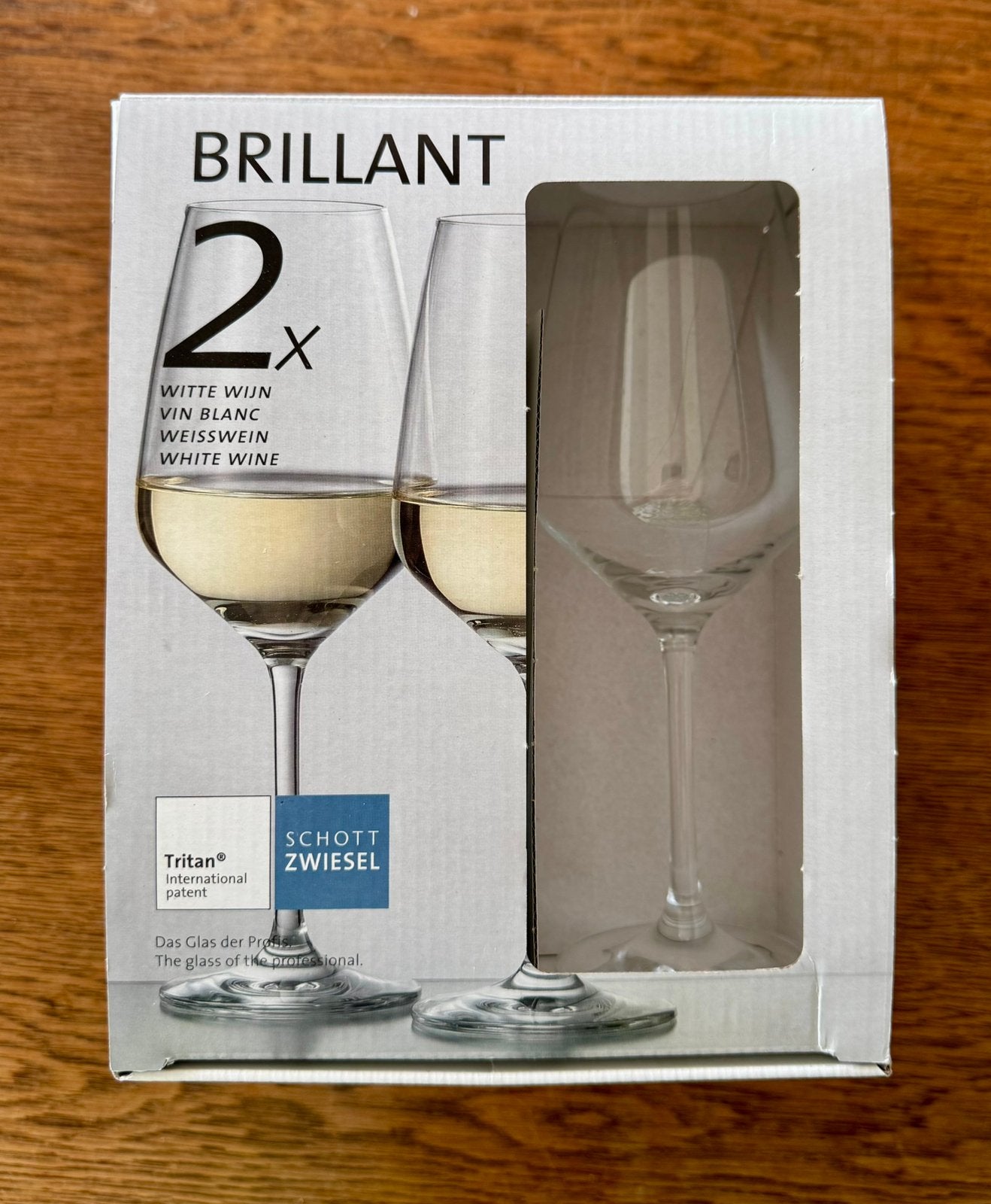 Wijnglazen Schott Zwiesel Brilliant (4 x), Ophalen of Verzenden, Overige typen
