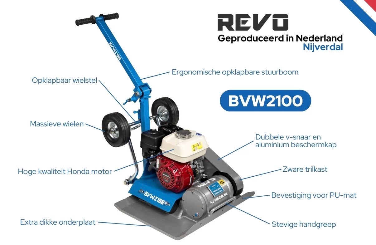 Trilplaat Revo BVW2100H - Zo goed als nieuw!, Ophalen