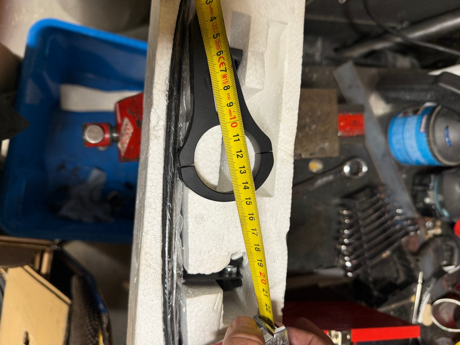 Extra brede binnenspiegel met rolkooi bevestiging, Auto-onderdelen, Ophalen of Verzenden, Gebruikt, Universele onderdelen