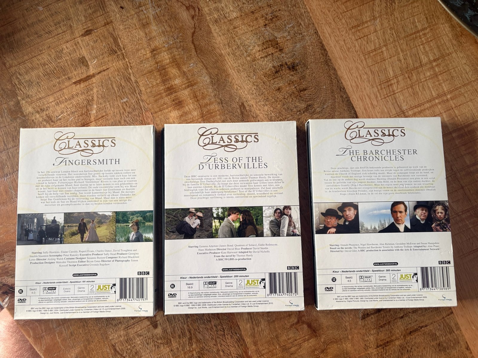 BBC Classics DVD Boxset: Angersmith, Tess, Barchester, Ophalen, Engels, Nederlands, Drama