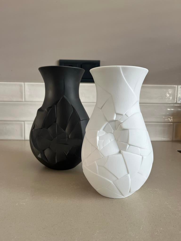Rosenthal Vazen Set - Zwart en Wit, Modern Design, Ophalen of Verzenden