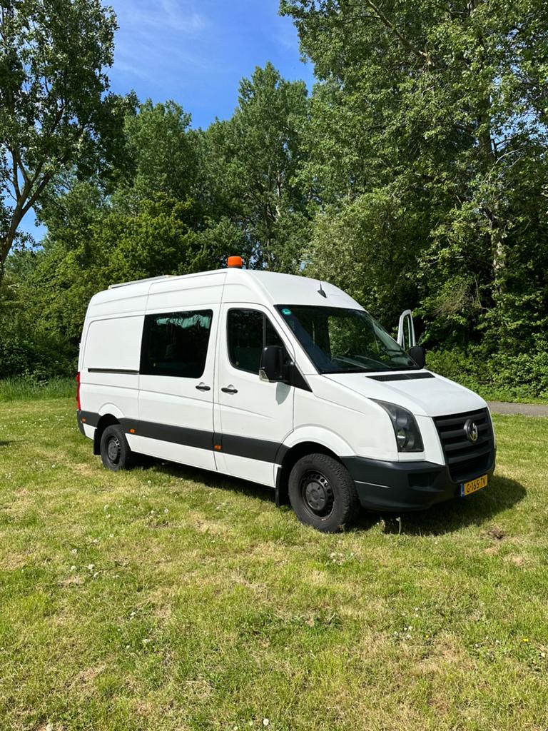 Volkswagen Crafter 2.5 TDI Camper 2007 | Zelfbouw | Off-grid, Caravans en Kamperen, Campers, Chemisch toilet, Brandblusser, Volkswagen