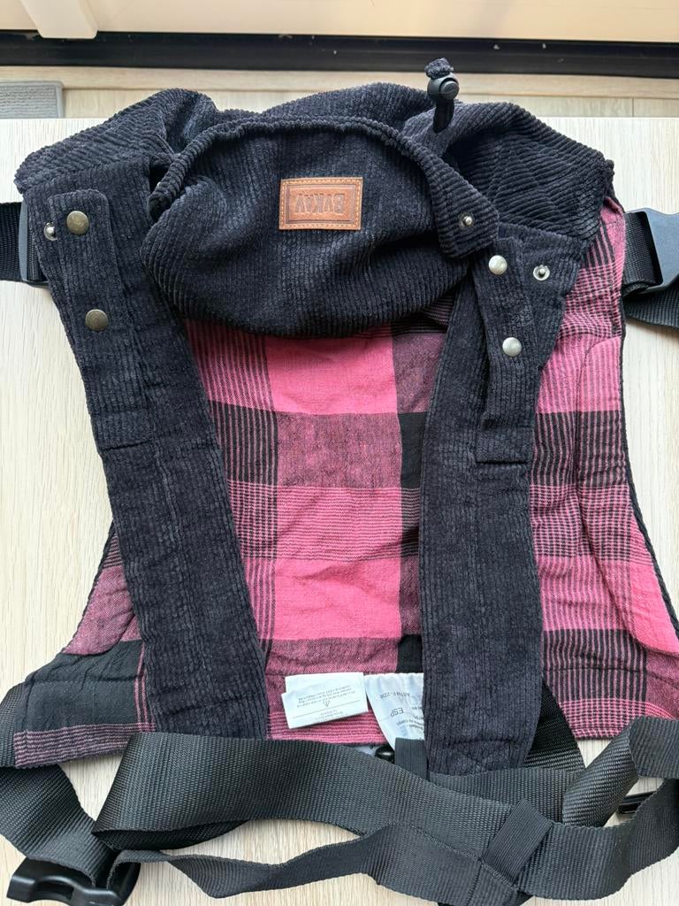 ByKay draagzak Click Carrier. Black baby carrier, Ophalen, Zo goed als nieuw, Draagzak, Overige merken