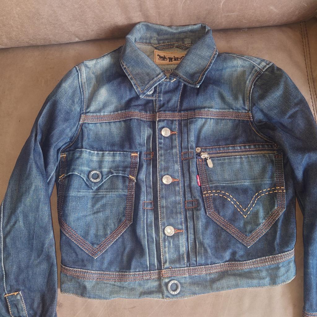 Levi's Levis spijkerjas 12 tot 14 jaar, Ophalen of Verzenden, Zo goed als nieuw, Meisje, Jas
