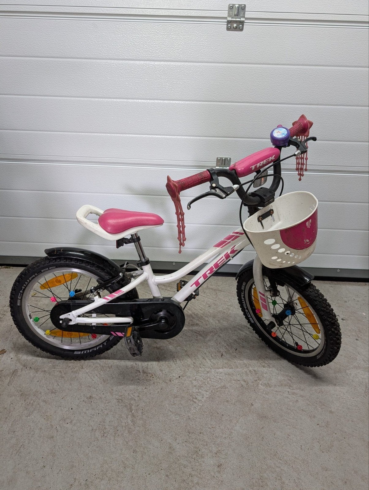 Meisjesfiets 16 inch, Fietsen en Brommers, Fietsen | Kinderfietsjes, Ophalen, Gebruikt, 16 tot 20 inch