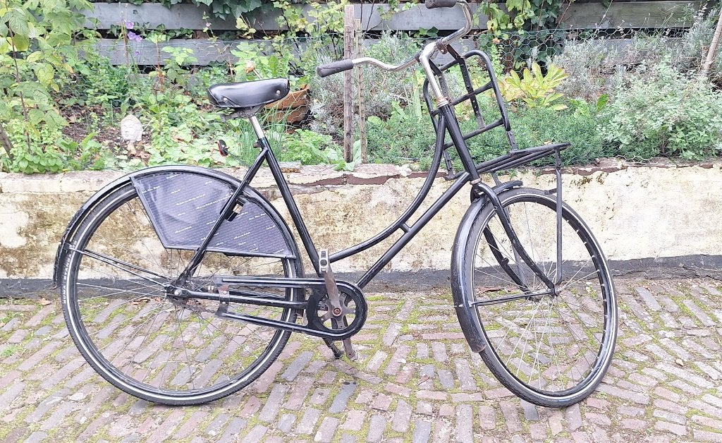 oma fiets, 28 inch, bagagarek voor, terugtraprem, 53 tot 56 cm, Ophalen, Gebruikt, Terugtraprem