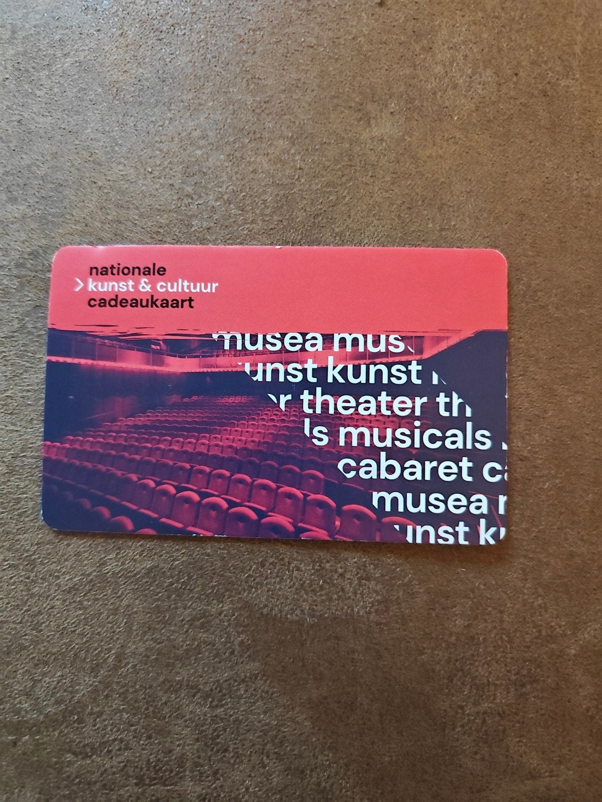 Kunst& Cultuur Cadeaukaart theater cadeaubon twv 100 euro, Drie personen of meer, Cadeaubon