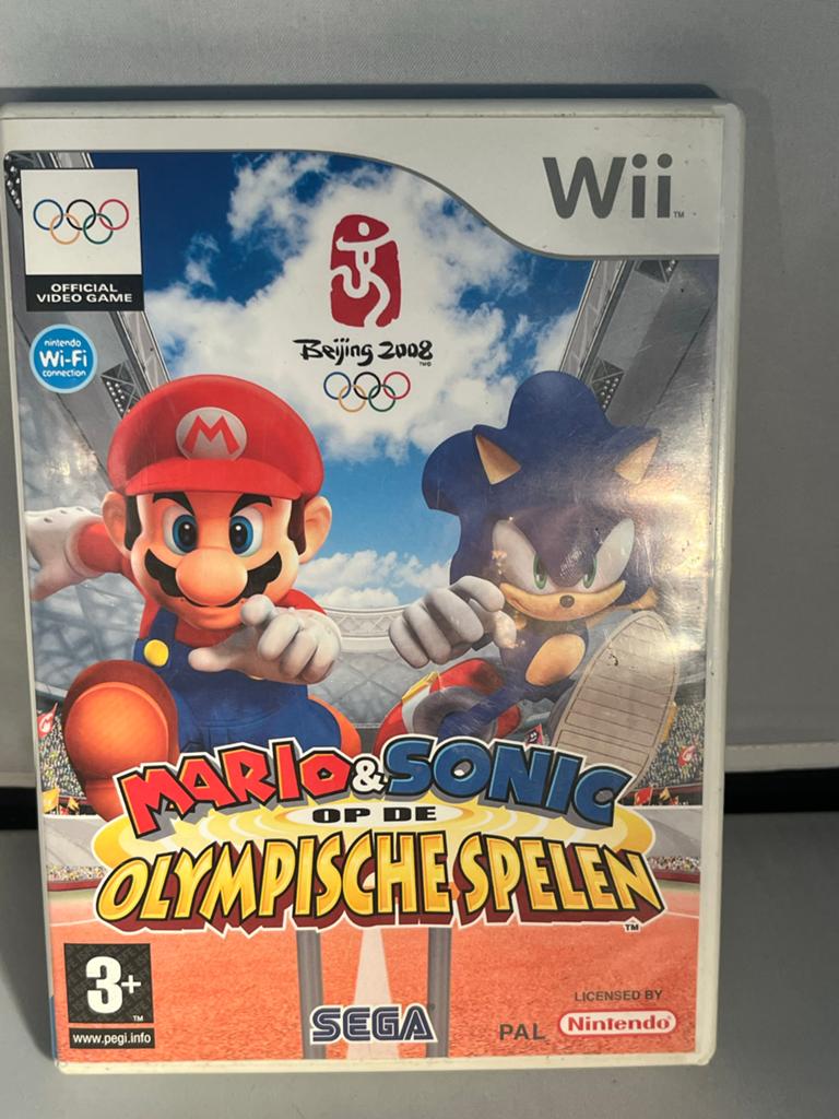 Mario & Sonic op de Olympische Spelen - Wii (Beijing 2008), Gebruikt, Eén computer, Ophalen of Verzenden, Sport