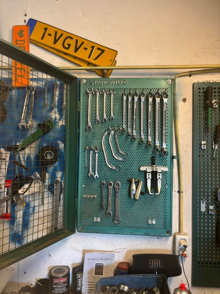 Stahlwille Wandrek Afsluitbaar Jaren '70/'80 (Leeg), Ophalen of Verzenden, Gebruikt