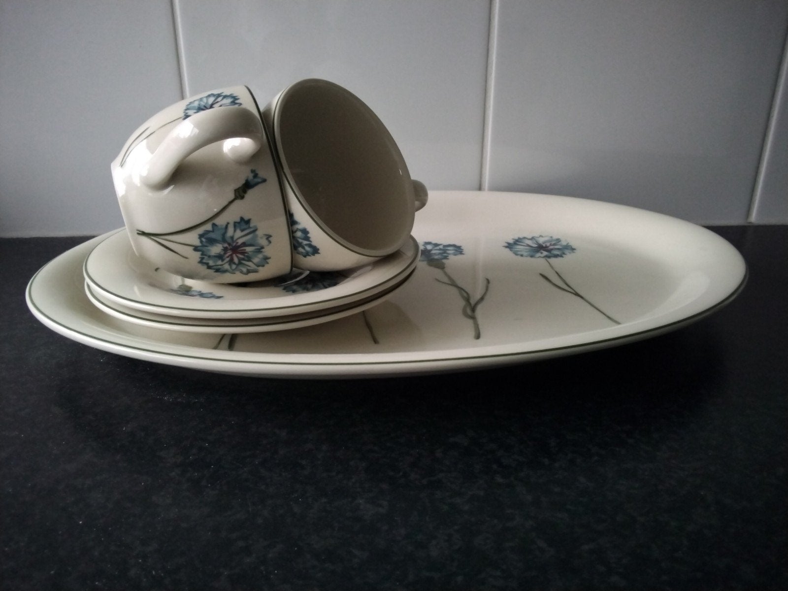 Clayre en eef van Cleef  korenbloemen, Ophalen of Verzenden, Zo goed als nieuw, Overige stijlen, Kop(pen) en/of Schotel(s)
