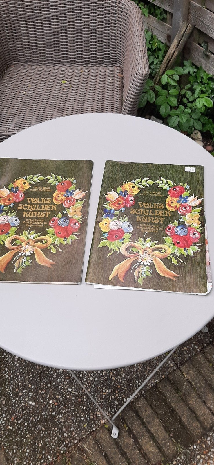 2x Vintage Boekjes Volksschilderkunst Jaren '80 - Patronen, Ophalen of Verzenden