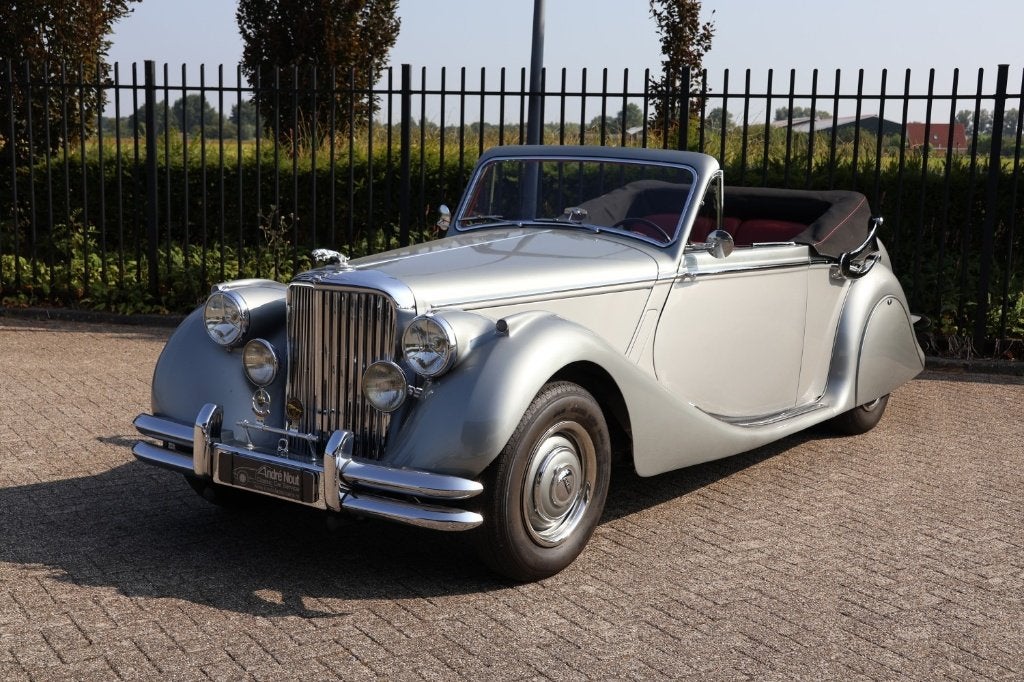 Jaguar MK5 DHC 3.5 LHD 1951 Grijs, Auto's, Jaguar, 125 pk, Overige modellen, 3500 cc, Cabriolet