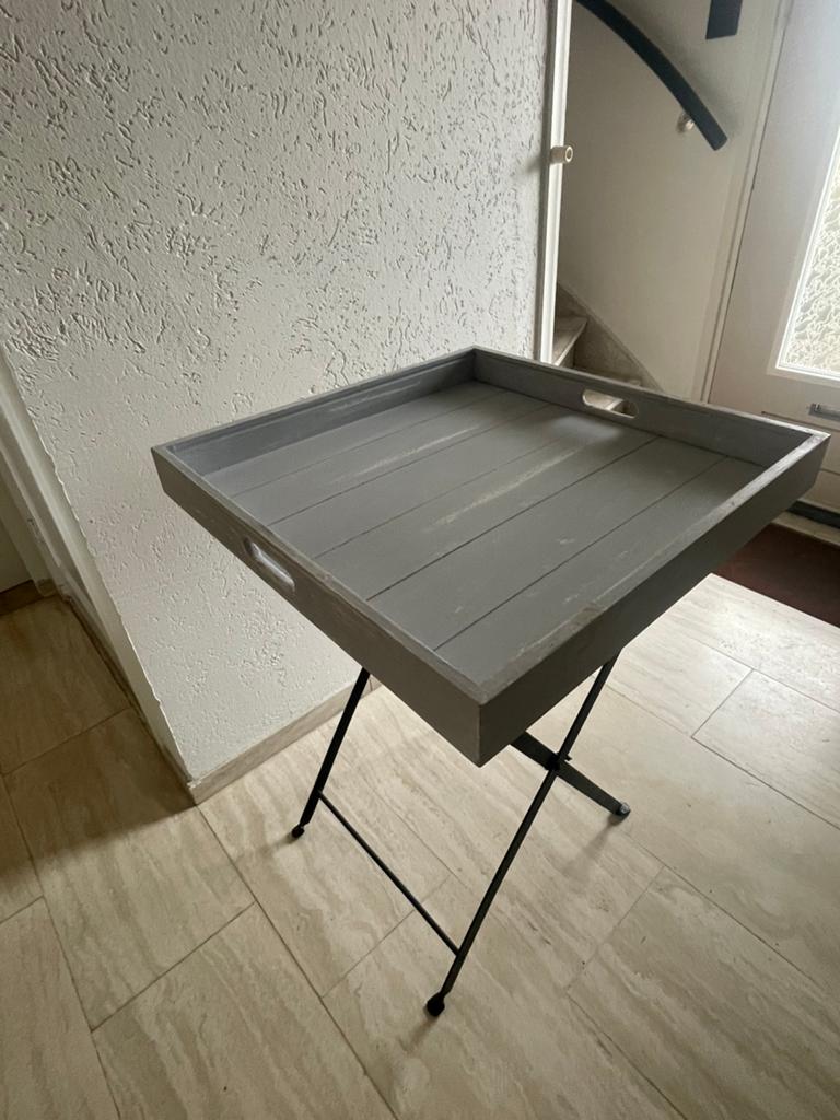 Inklapbare bijzet tafel, Ophalen, Zo goed als nieuw, 75 cm of meer, 60 cm of meer