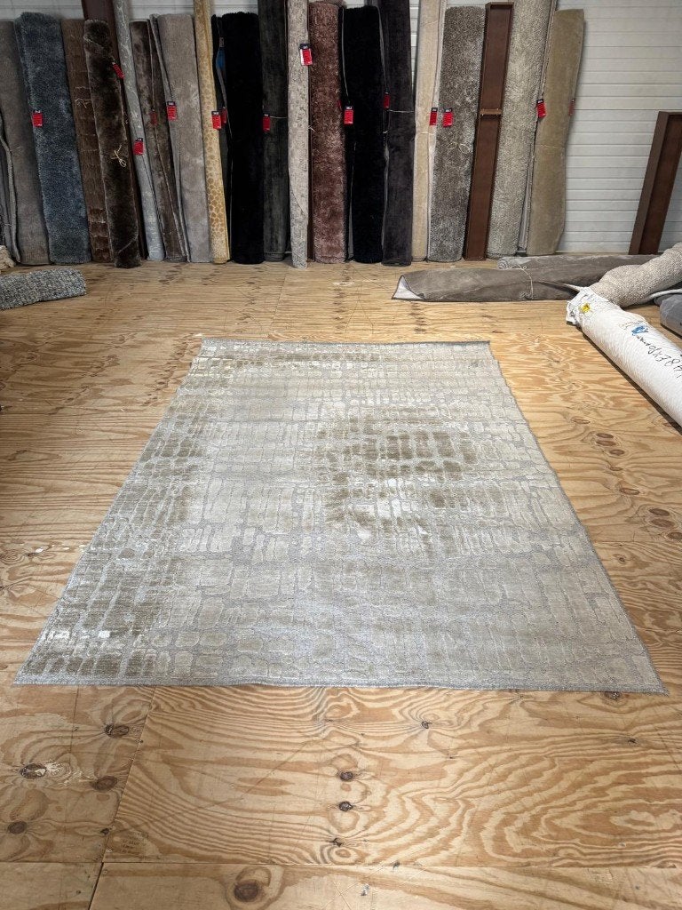 Vloerkleed Graphix l Whoon | Meubilex l van €619 voor €299, Ophalen, Gebruikt, Grijs, 200 cm of meer