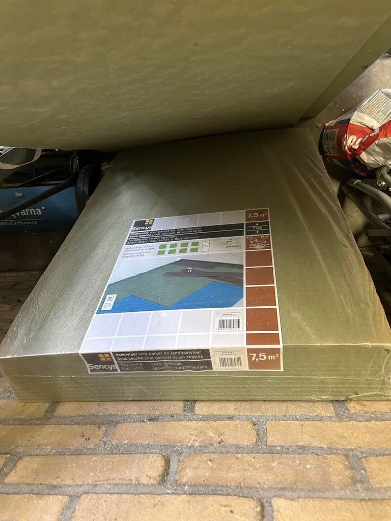 Onderplaten voor laminaat en parket - 7,5 m², Ophalen, Overige materialen, 30 cm of meer, 50 tot 150 cm