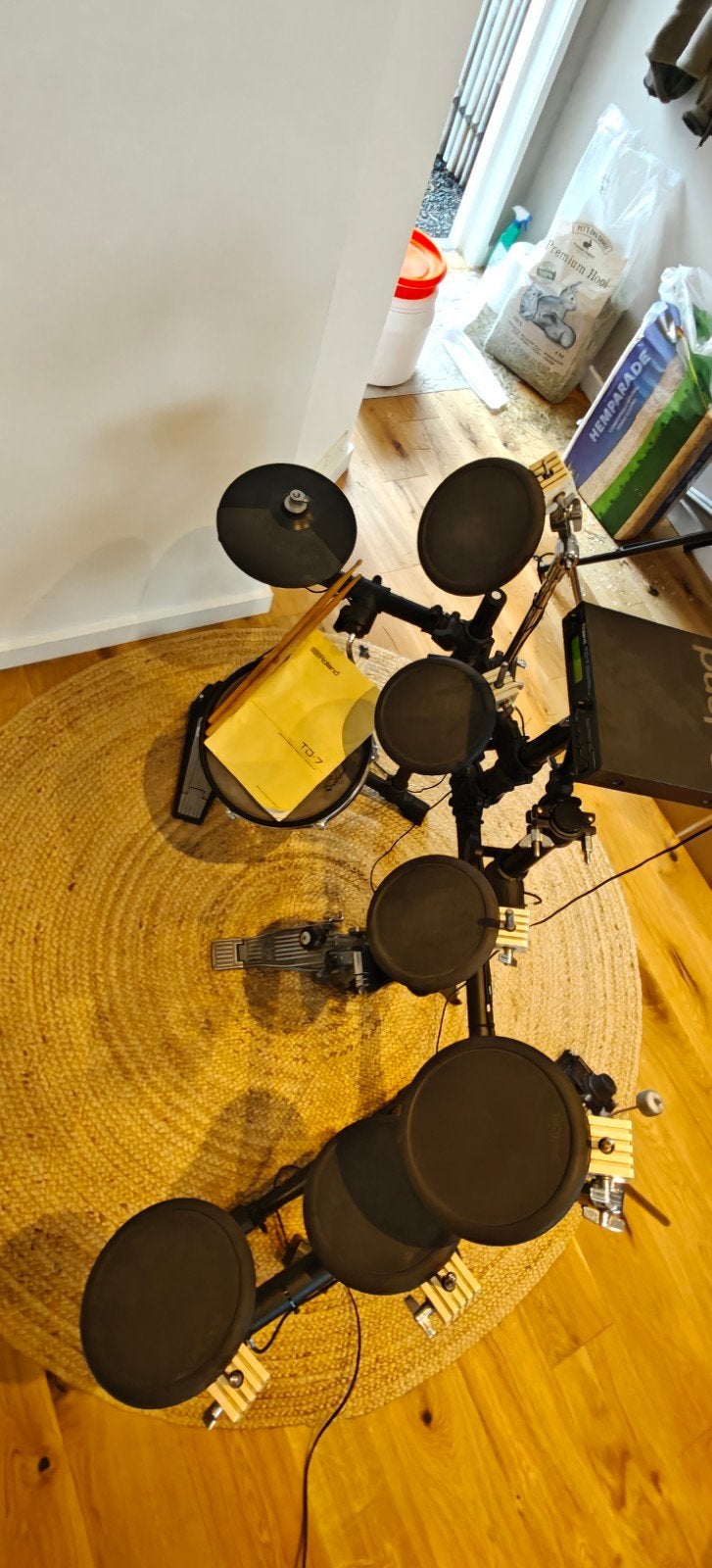 Roland TD-7 V-Drums Elektronisch Drumstel, Ophalen, Gebruikt, Roland, Elektronisch